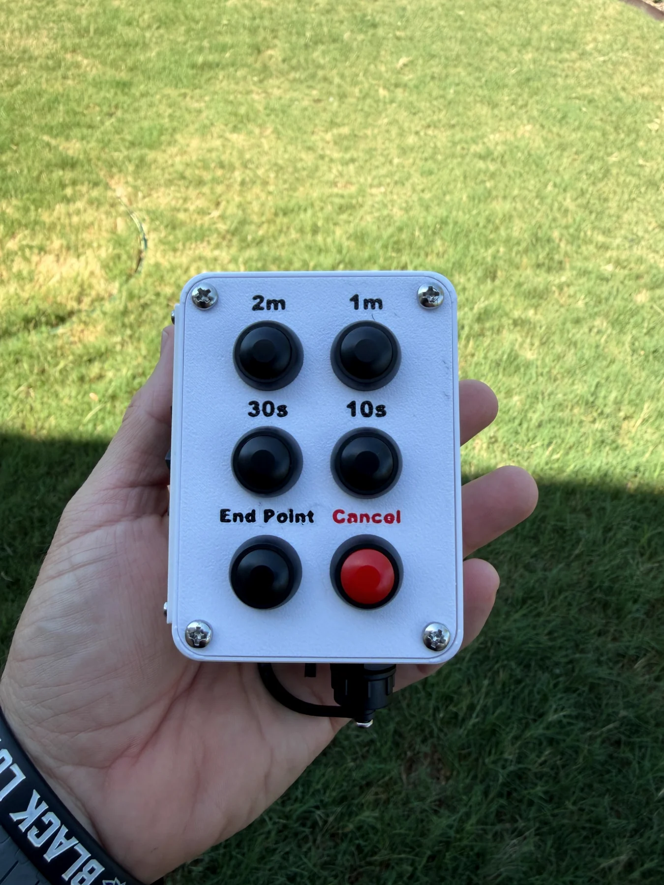 Top controls on the PT-Core timer
